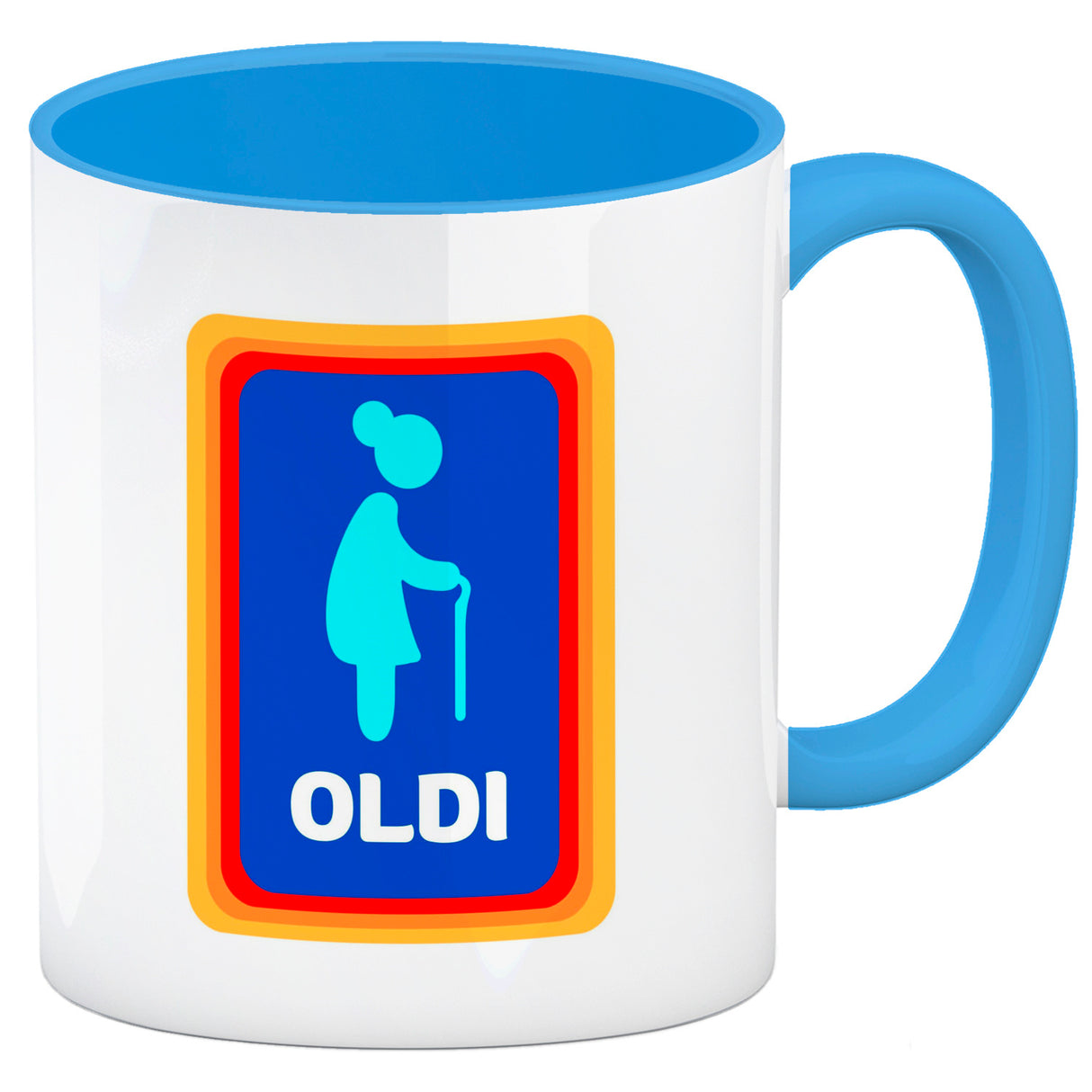 Oldi Discounter Kaffeebecher für Papa