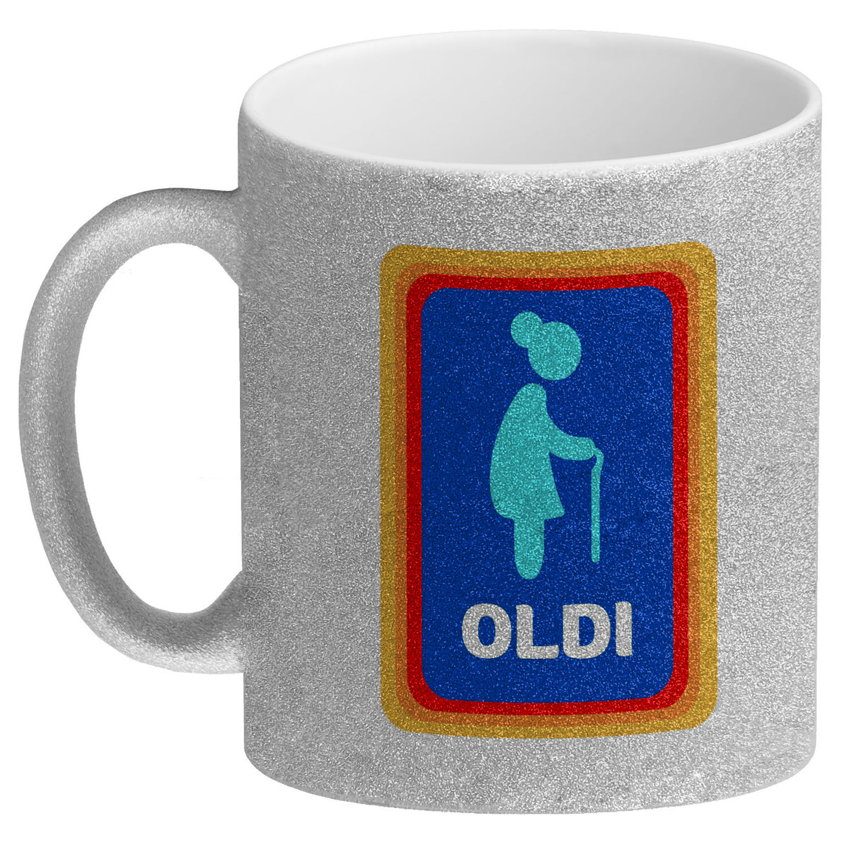 Oldi Discounter Kaffeebecher für Papa