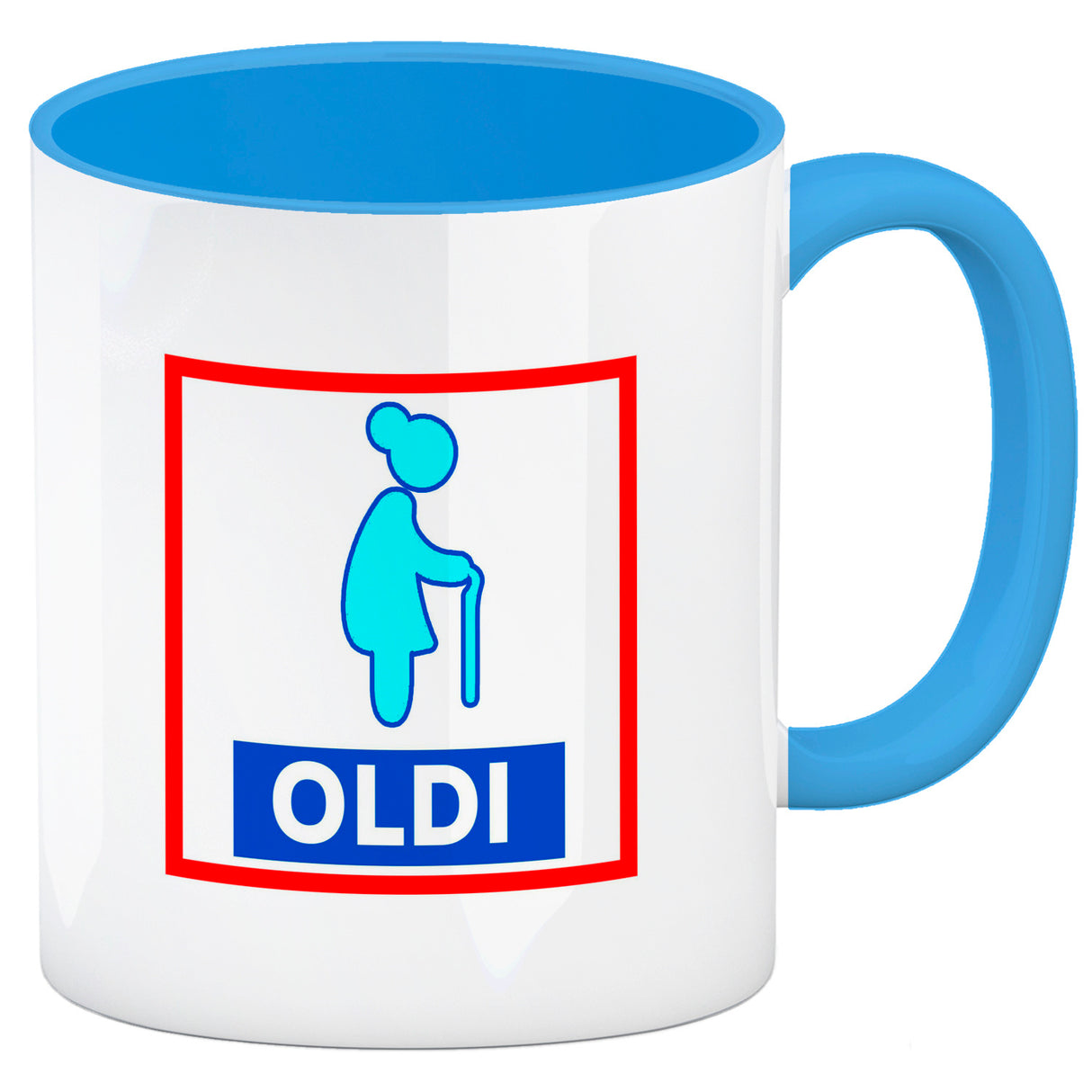 Oldi Discounter Kaffeebecher für Papa