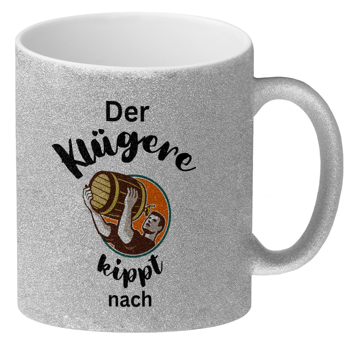 Der Klügere kippt Kaffee nach Kaffeebecher