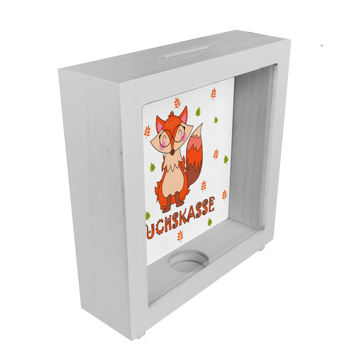 Fuchs Spardose mit Spruch Fox Bank