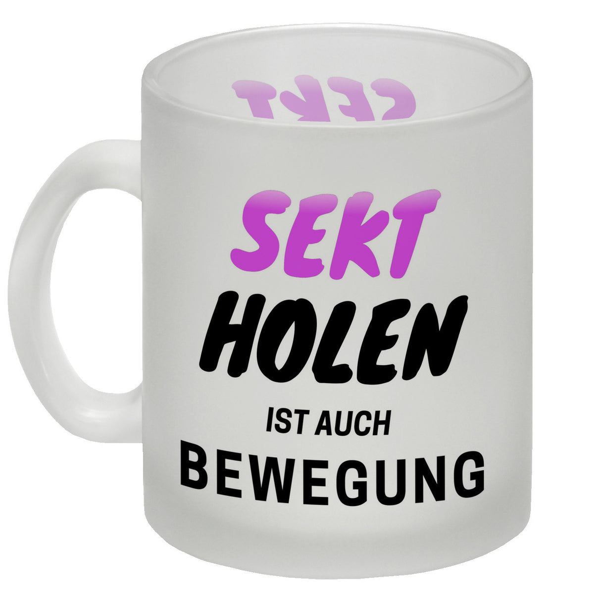 Bier Kaffeebecher mit Spruch - Bier holen ist auch Bewegung