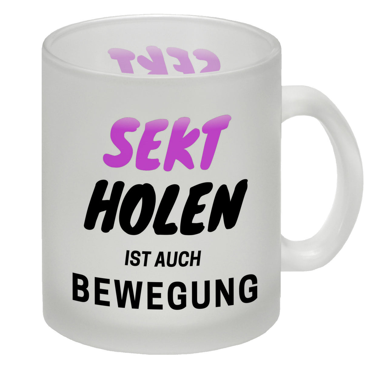 Bier Kaffeebecher mit Spruch - Bier holen ist auch Bewegung