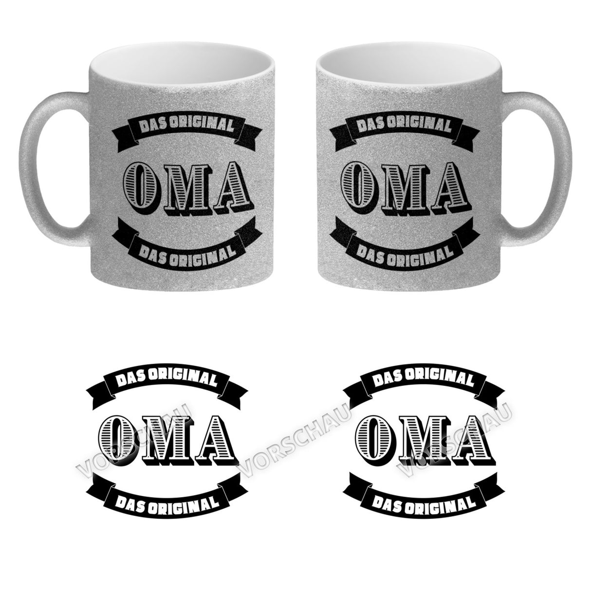 Papa Kaffeebecher mit Spruch Papa Das Original