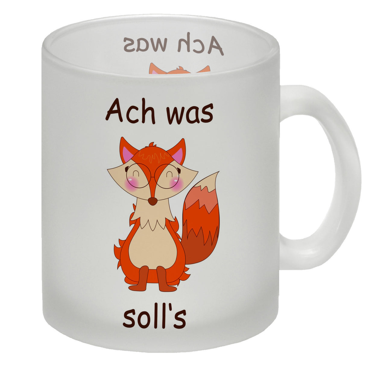 Fuchs Kaffeebecher mit Spruch Oh for Fox sake