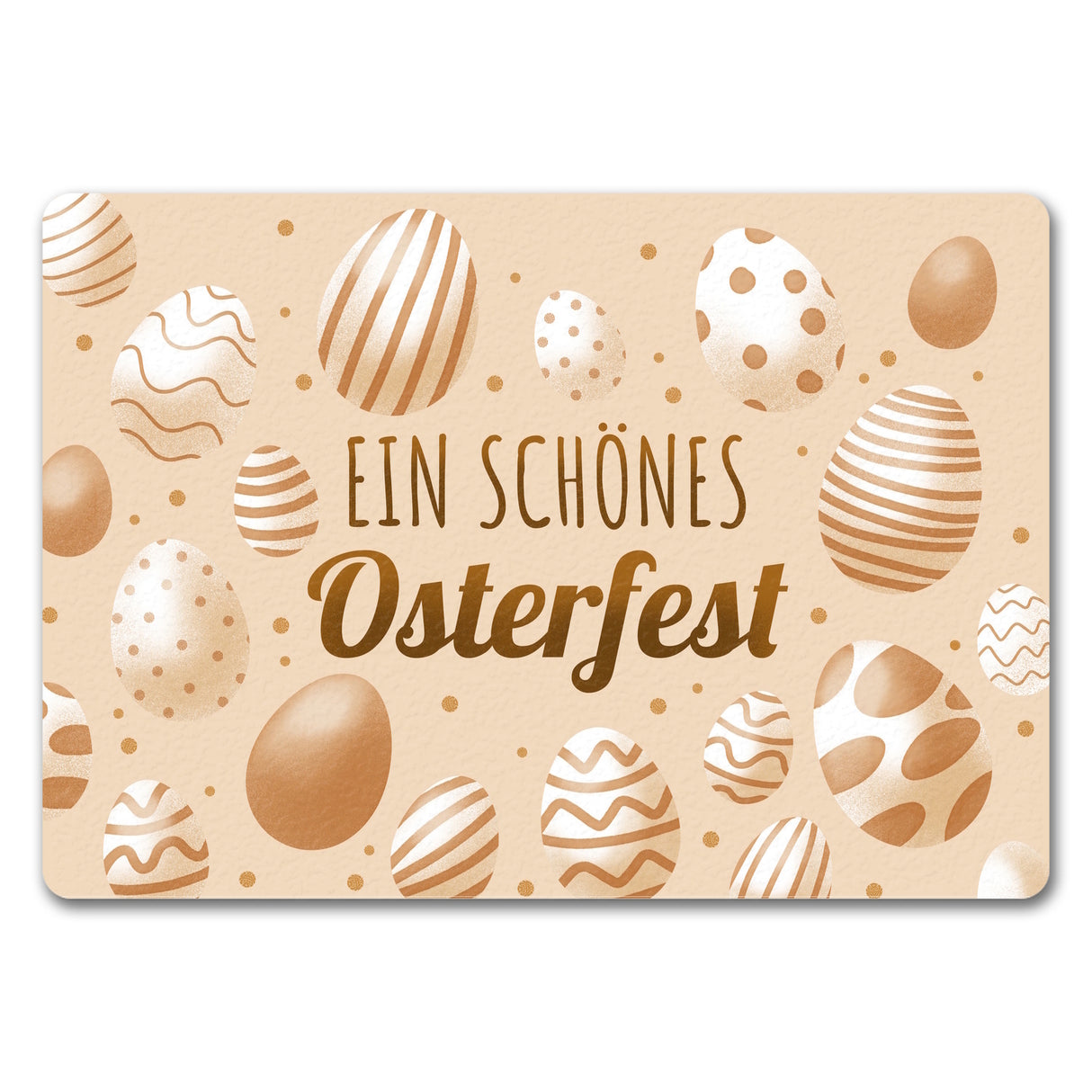 Ein schönes Osterfest Fußmatte mit Ostereiern