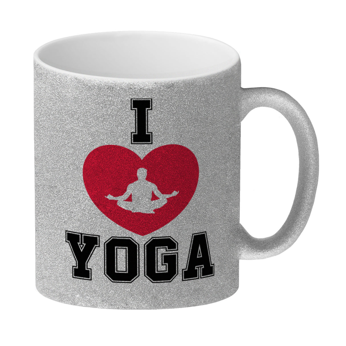 I love Yoga Kaffeebecher für Yogalehrer