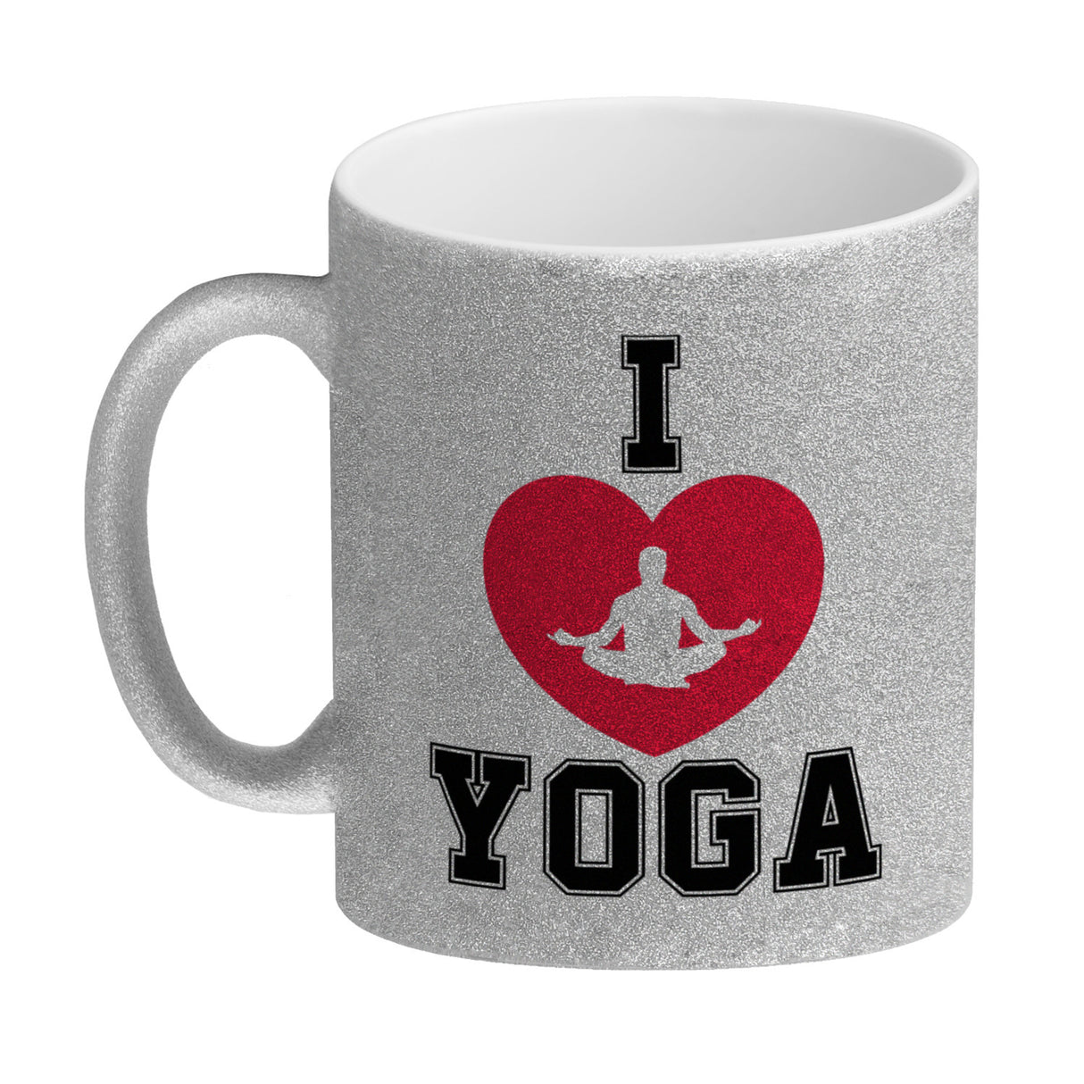 I love Yoga Kaffeebecher für Yogalehrer