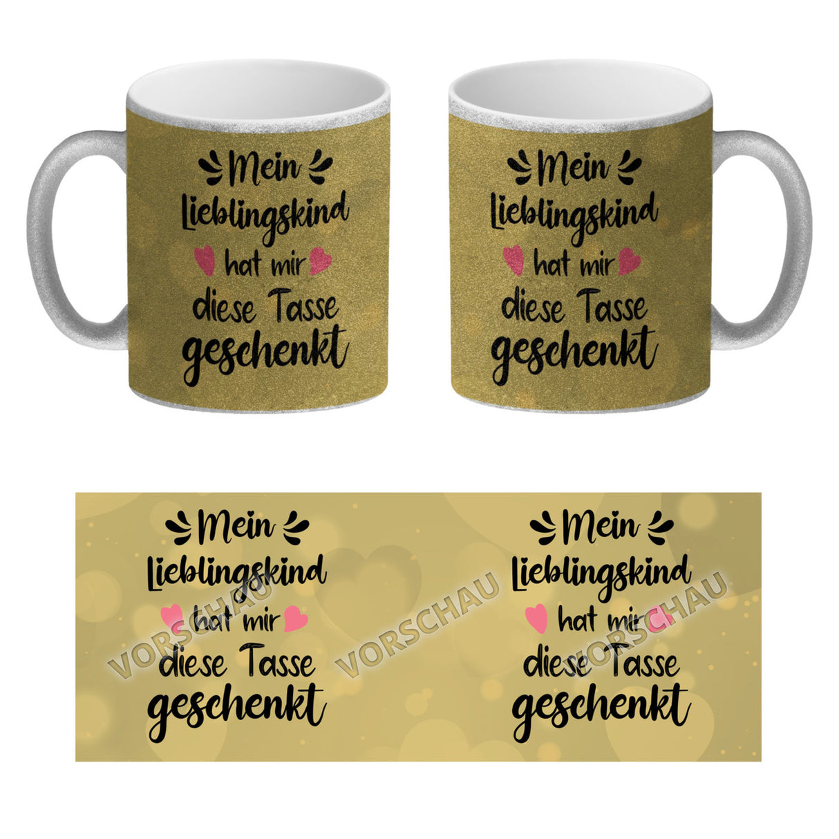Lieblingskind Kaffeebecher zum Mutter und Vatertag