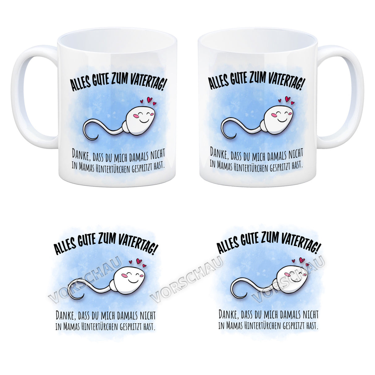 Danke Papa, dass du nicht Kaffeebecher zum Vatertag mit Rücken Spruch