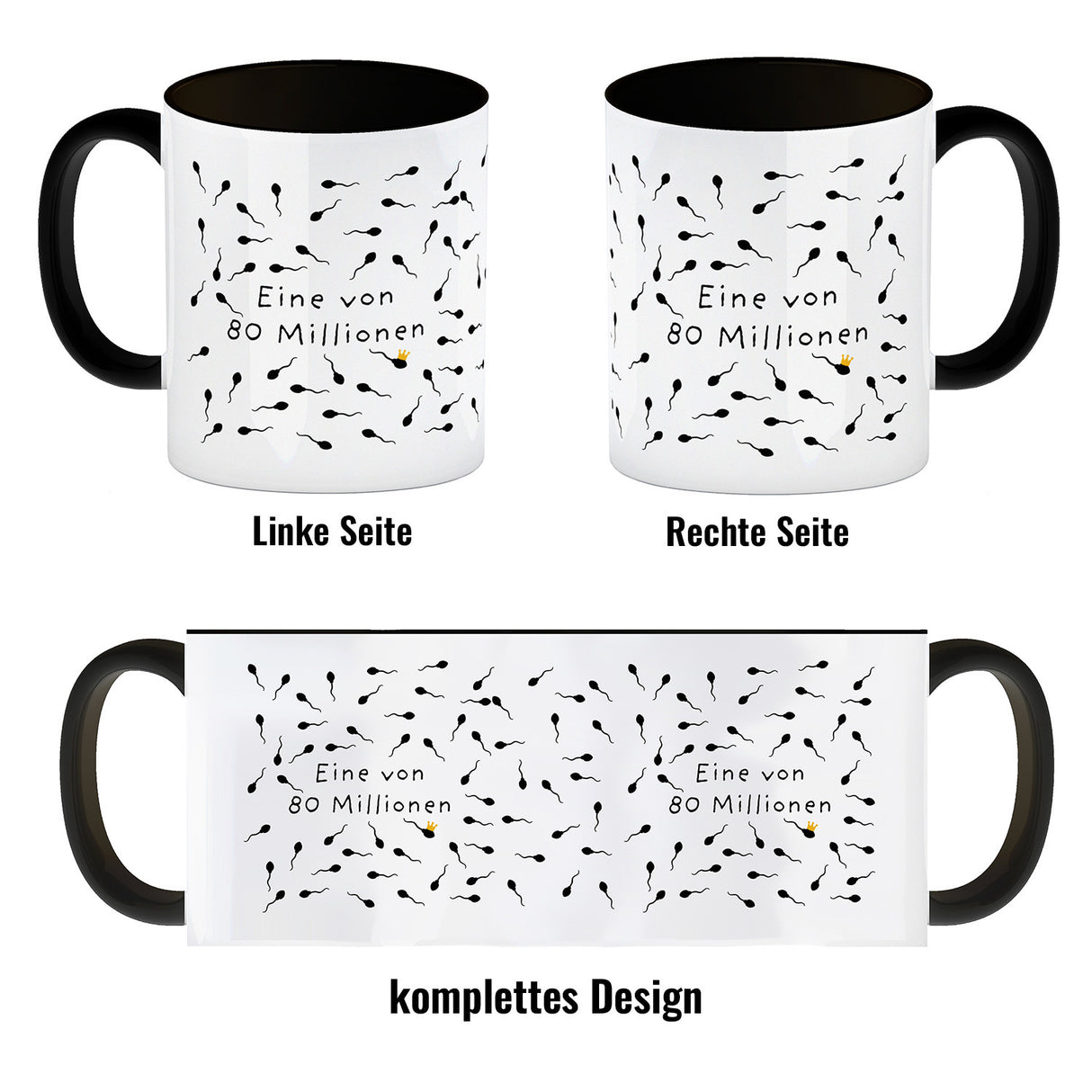 Eine von 80 Millionen Sperma Kaffeebecher
