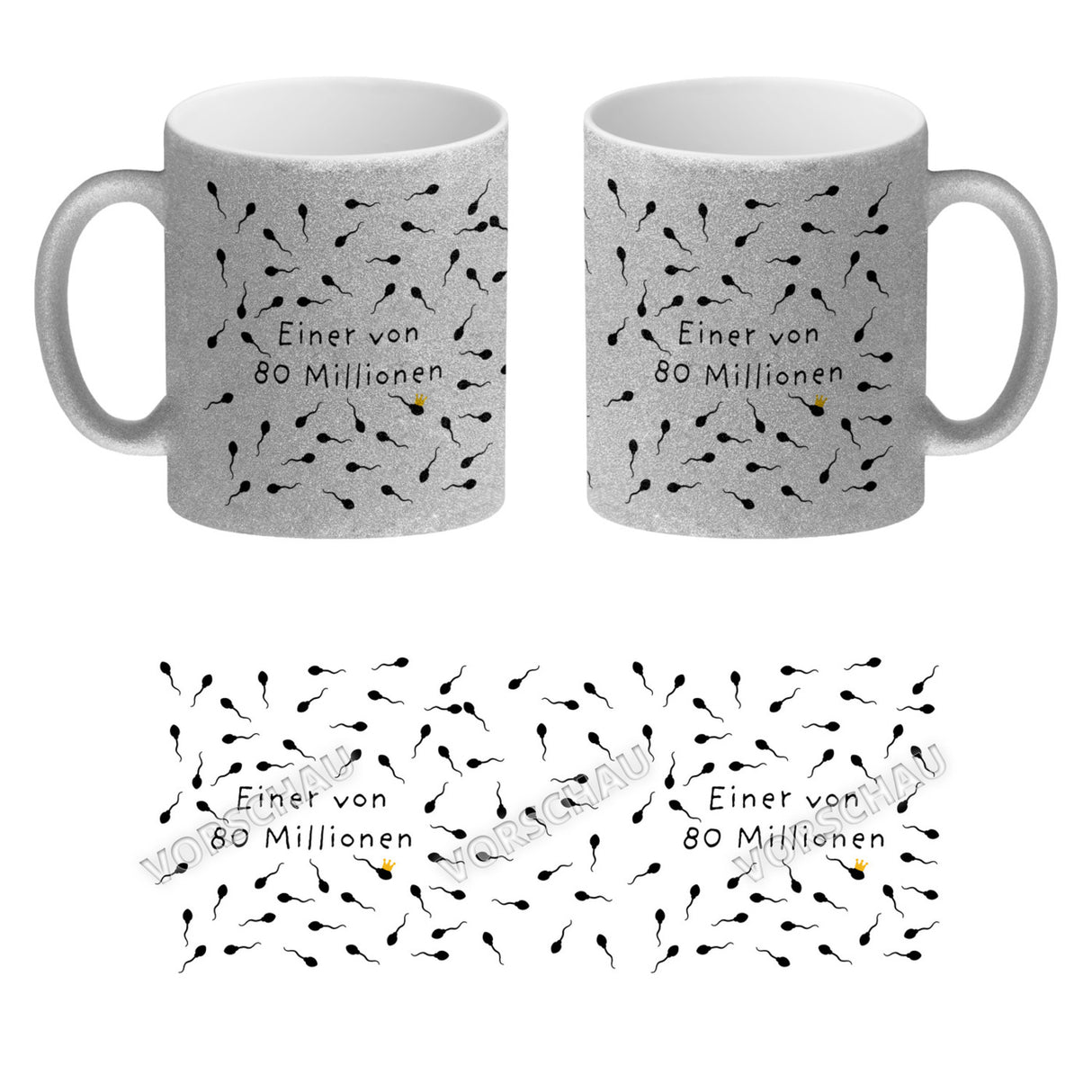 Eine von 80 Millionen Sperma Kaffeebecher