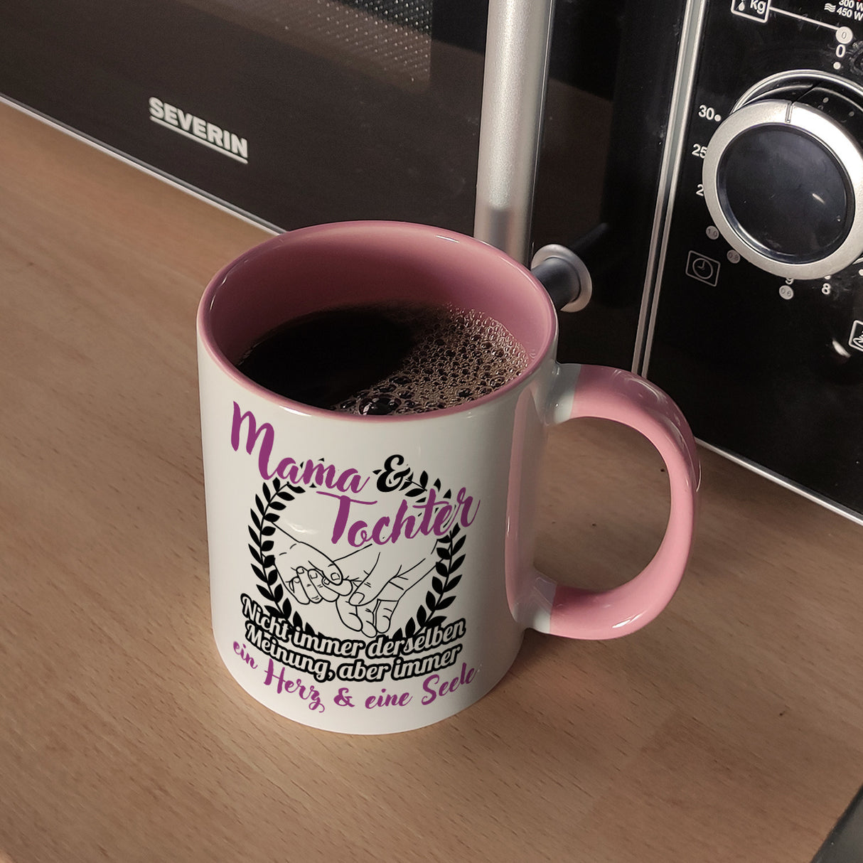Mama und Tochter - ein Herz & eine Seele Kaffeebecher