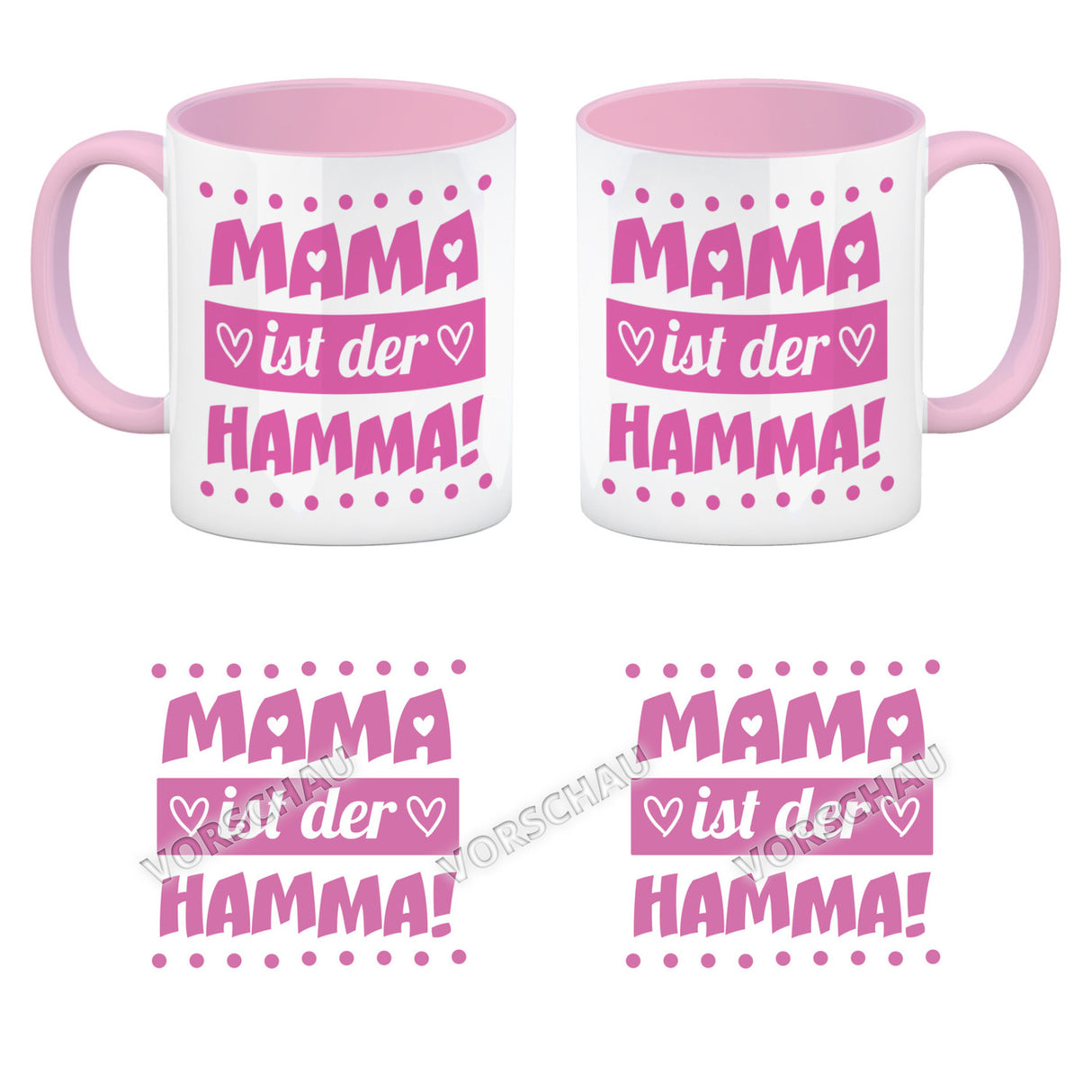 Mama ist der Hamma Kaffeebecher zum Muttertag