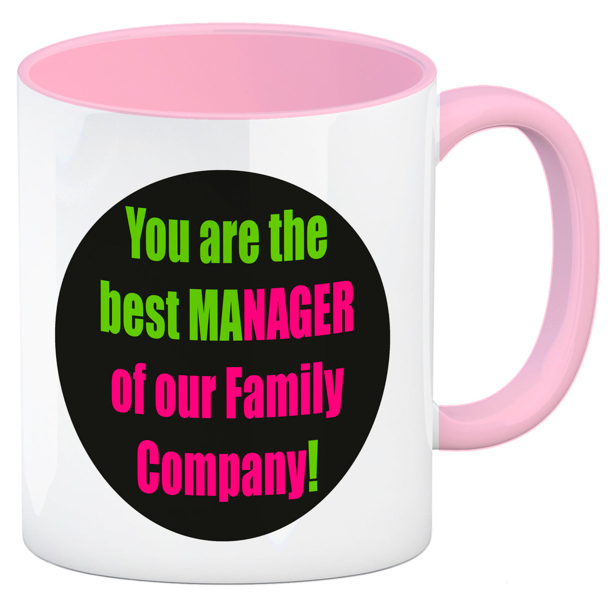 Manager of our Family Kaffeebecher mit Spruch für Mama zum Muttertag