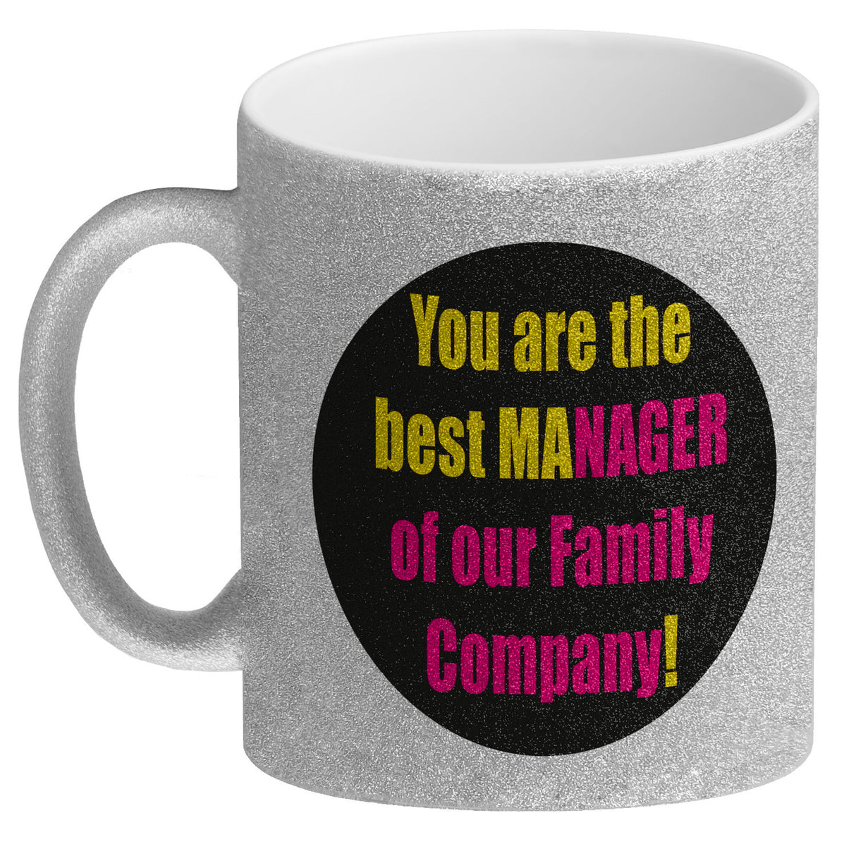 Manager of our Family Kaffeebecher mit Spruch für Mama zum Muttertag