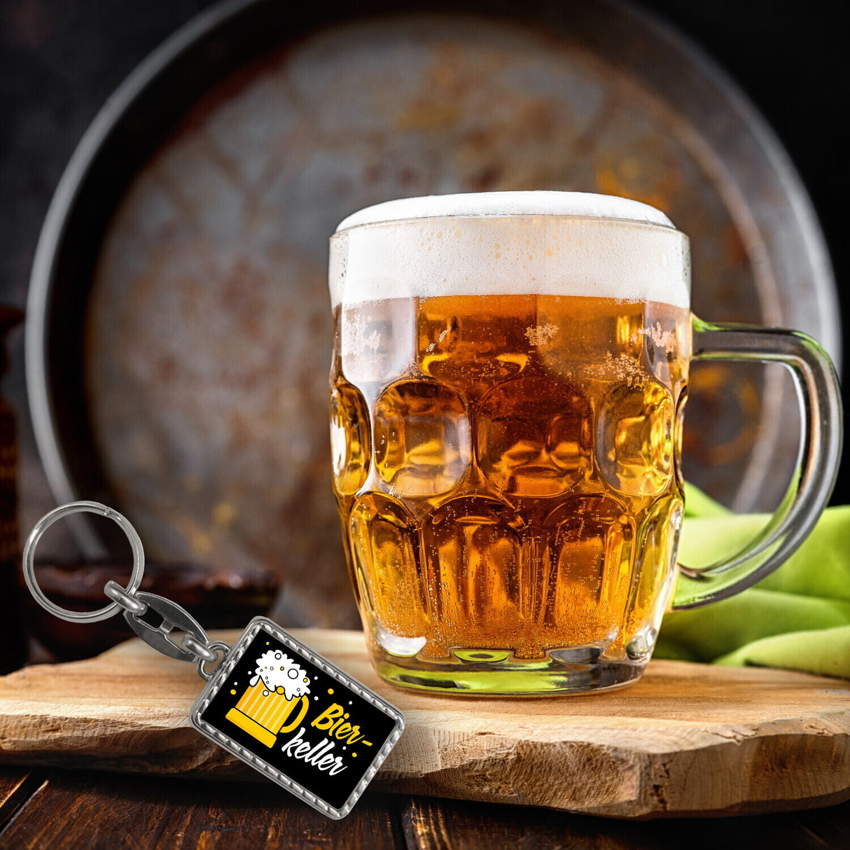Bierkeller Bierkrug Schlüsselanhänger für Männer