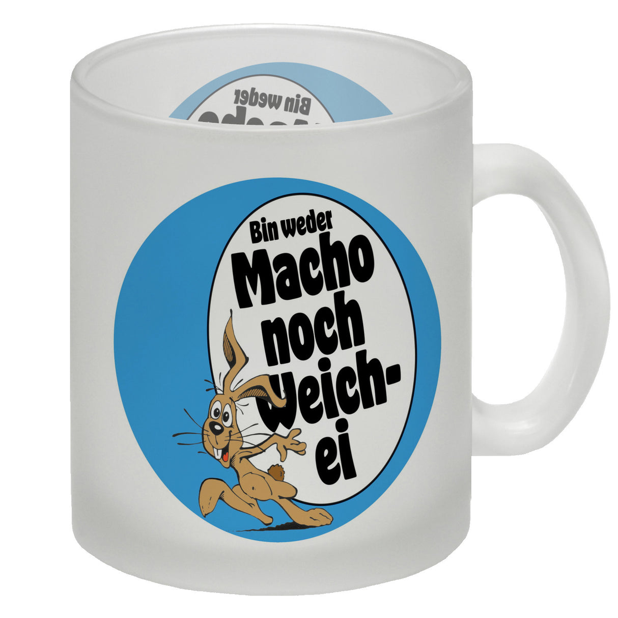 Weder Macho noch Weichei Kaffeebecher mit Osterhase