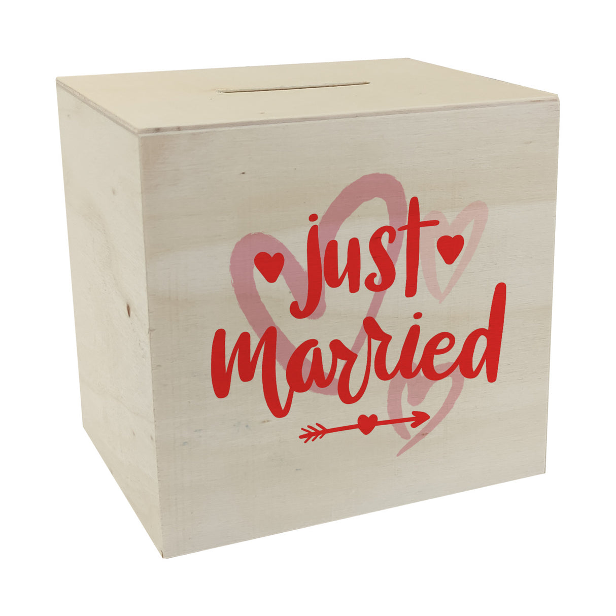 Just married Hochzeit Spardose mit Spruch