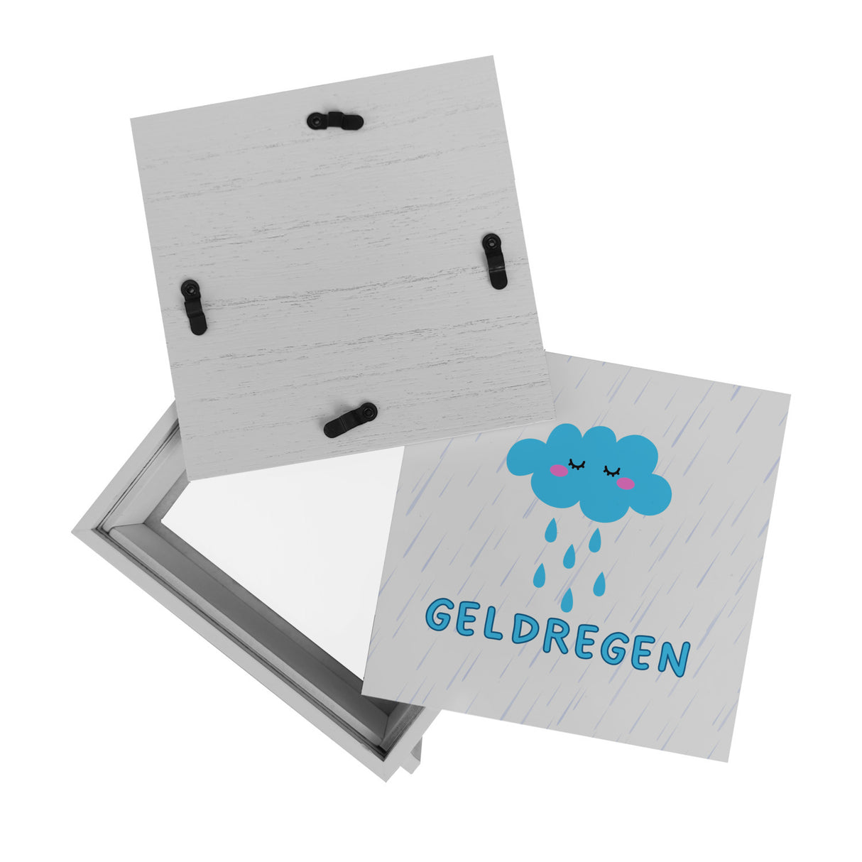 Geldregen Spardose mit süßer Wolke