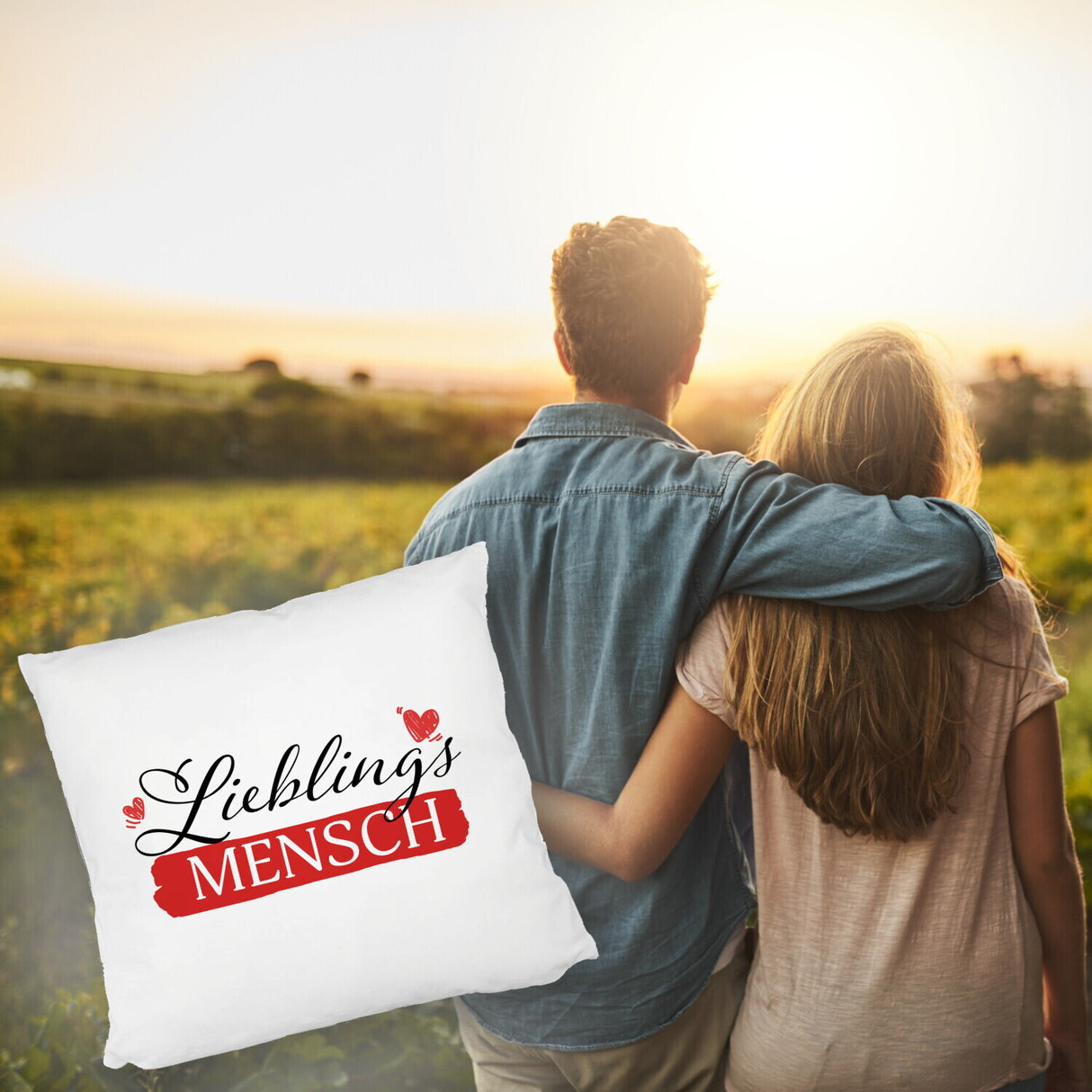Lieblingsmensch Kissen - Für besondere Menschen in deinem Leben
