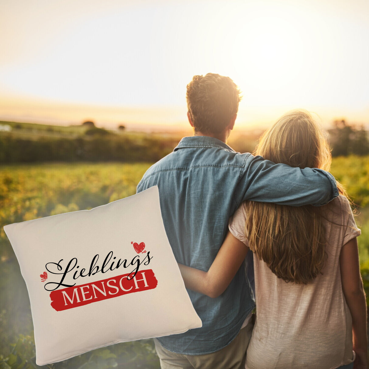 Lieblingsmensch Kissen - Für besondere Menschen in deinem Leben