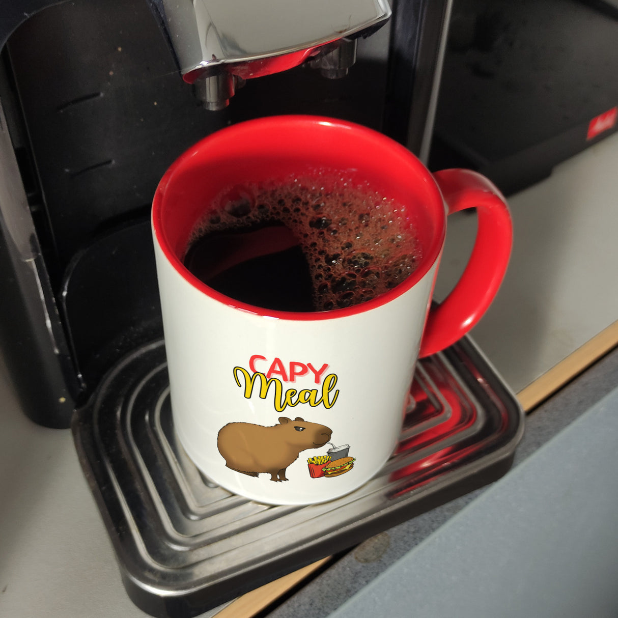 Capy Meal Fast Food Kaffeebecher mit niedlichem Capybara