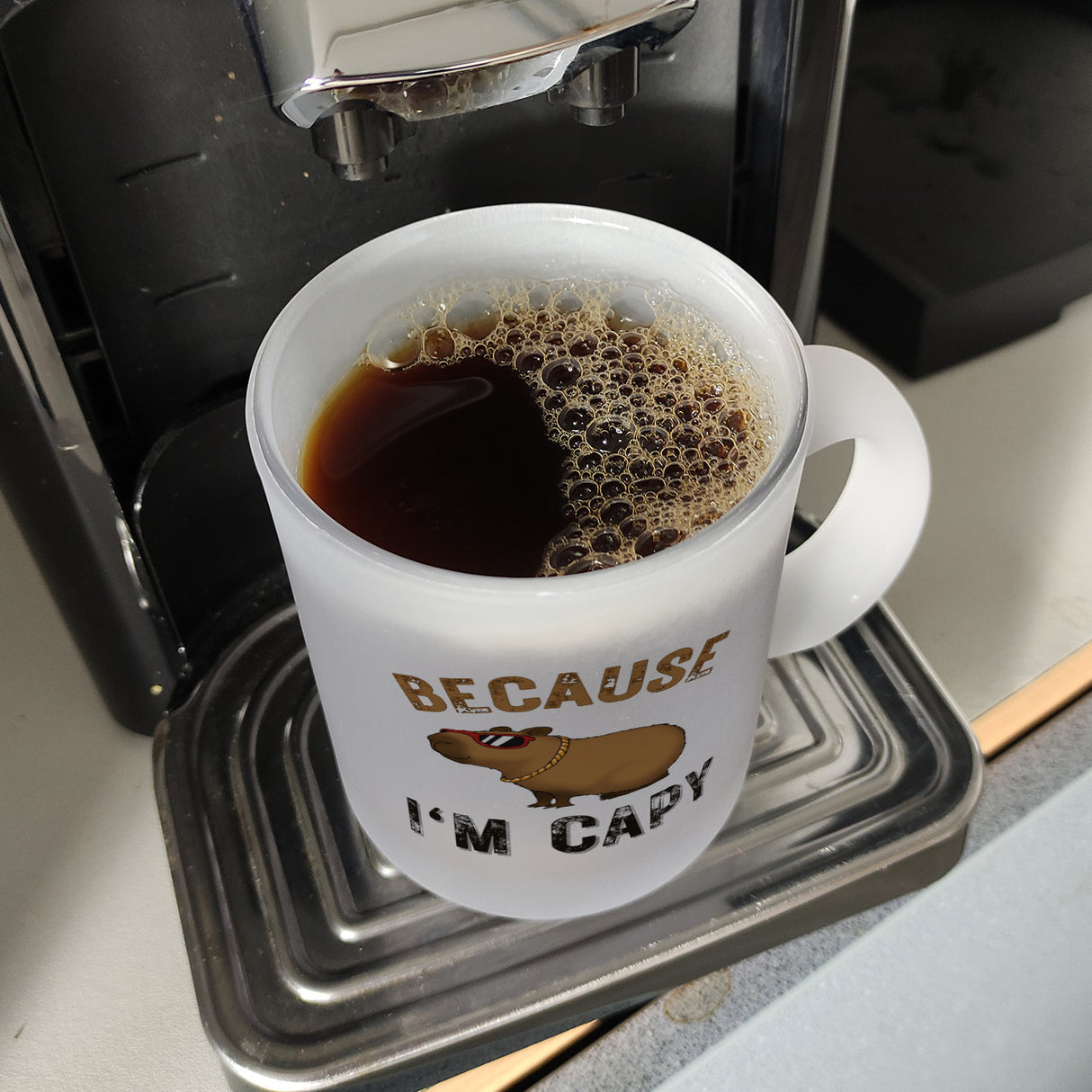 Because I´m capy Kaffeebecher mit coolem Capybara Motiv