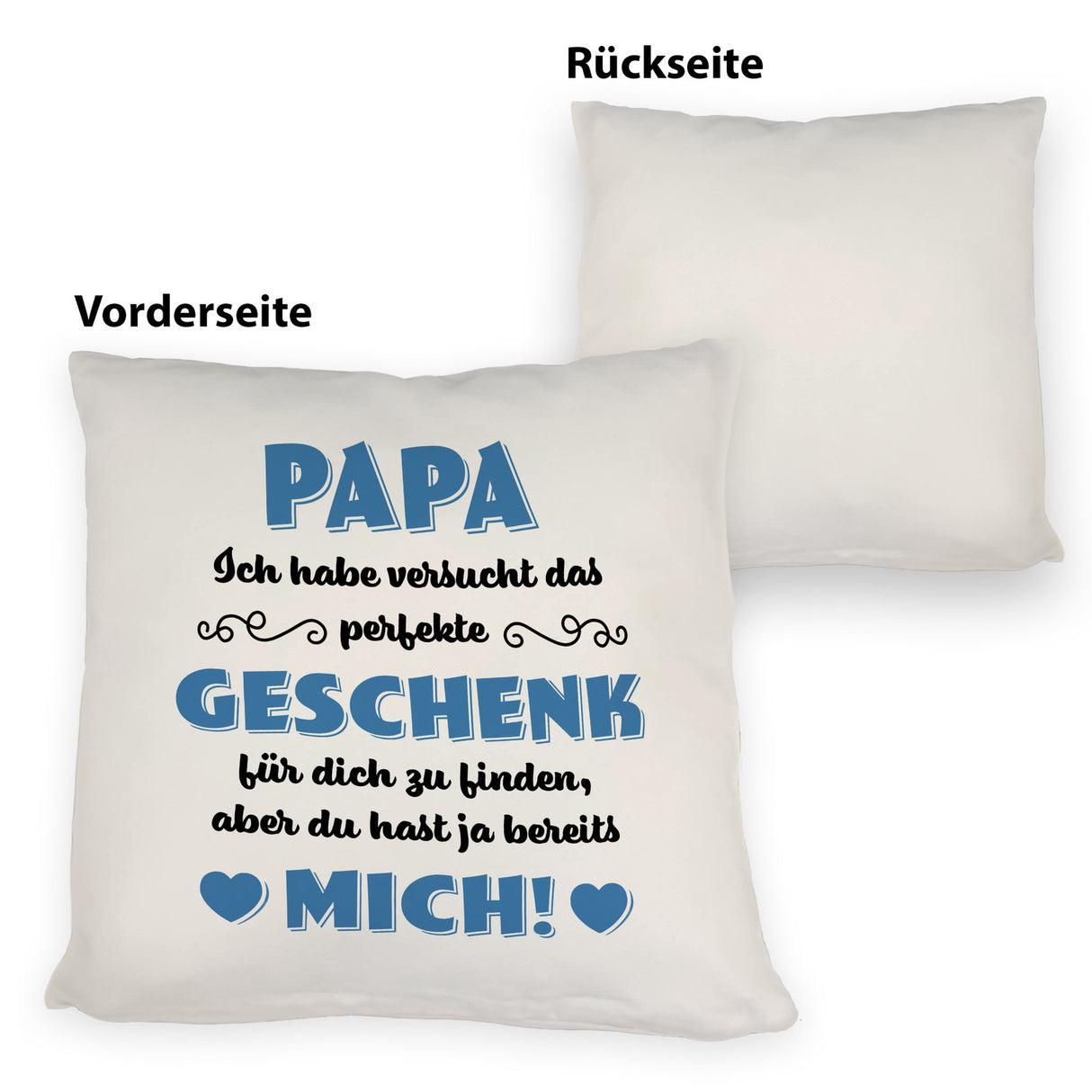 Kissen mit Spruch Mama ich habe versucht das beste Geschenk zu finden