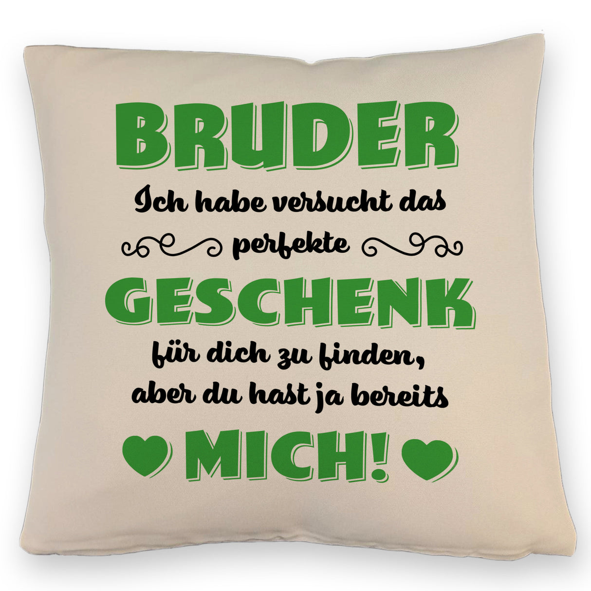 Kissen mit Spruch Mama ich habe versucht das beste Geschenk zu finden