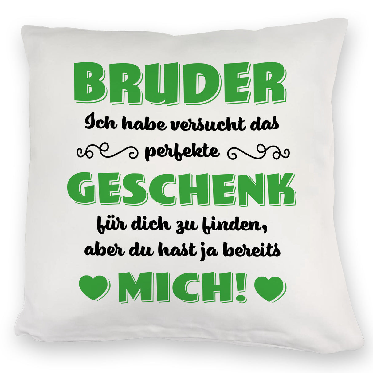 Kissen mit Spruch Mama ich habe versucht das beste Geschenk zu finden