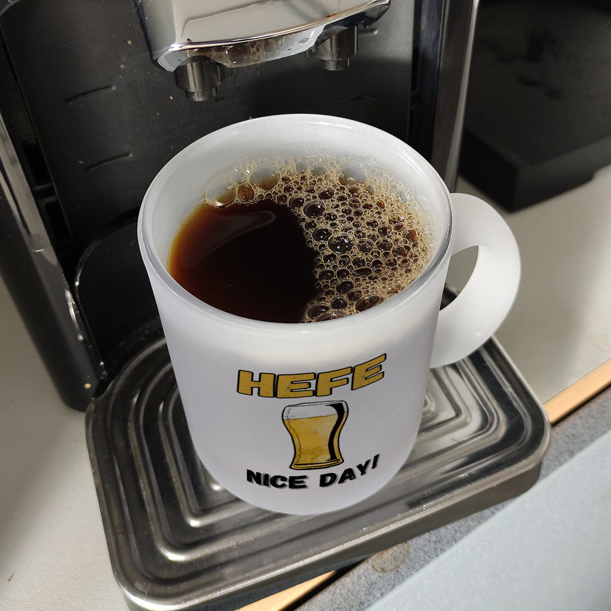 Hefe nice day! Hefeweizen Bier Kaffeebecher