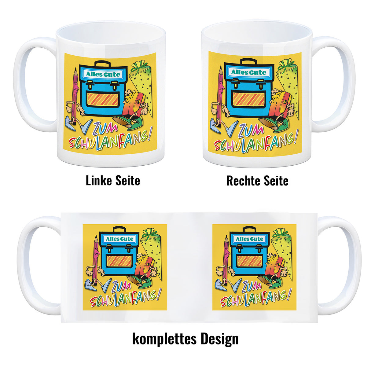 Zum Schulanfang Alles Gute Kaffeebecher