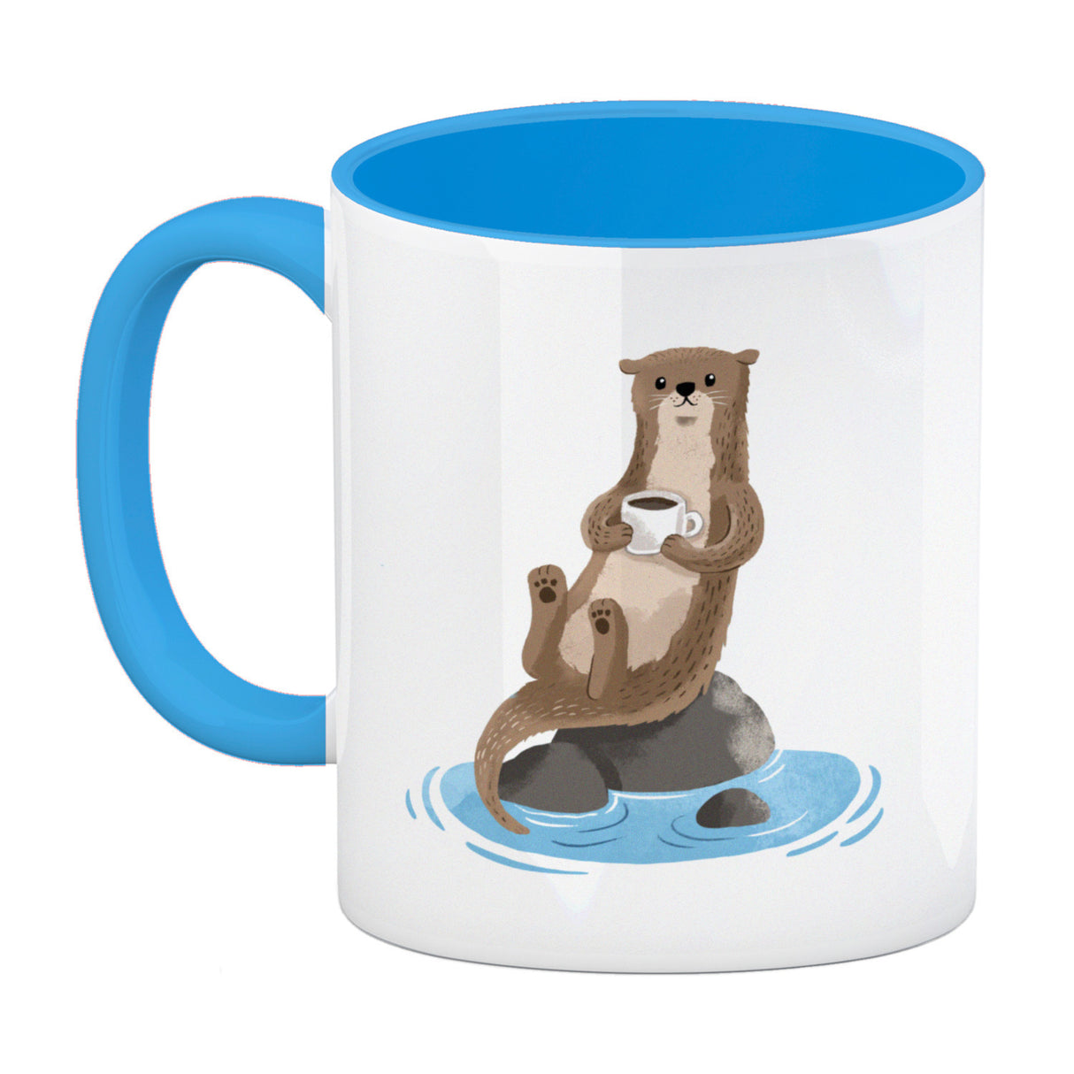Otter Kaffeebecher mit niedlichem Fischotter