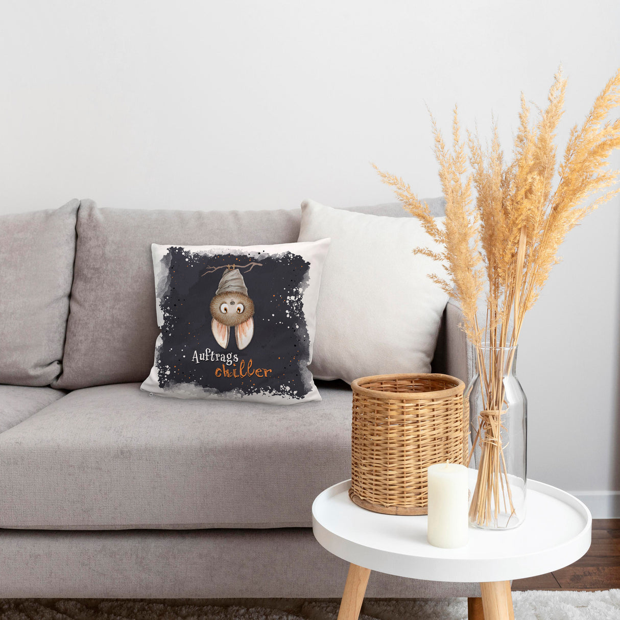 Auftragschiller Kissen mit niedlicher Fledermaus