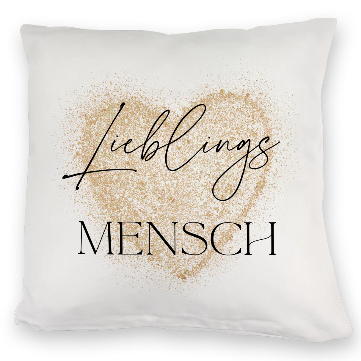 Lieblingsmensch Kissen in rosa
