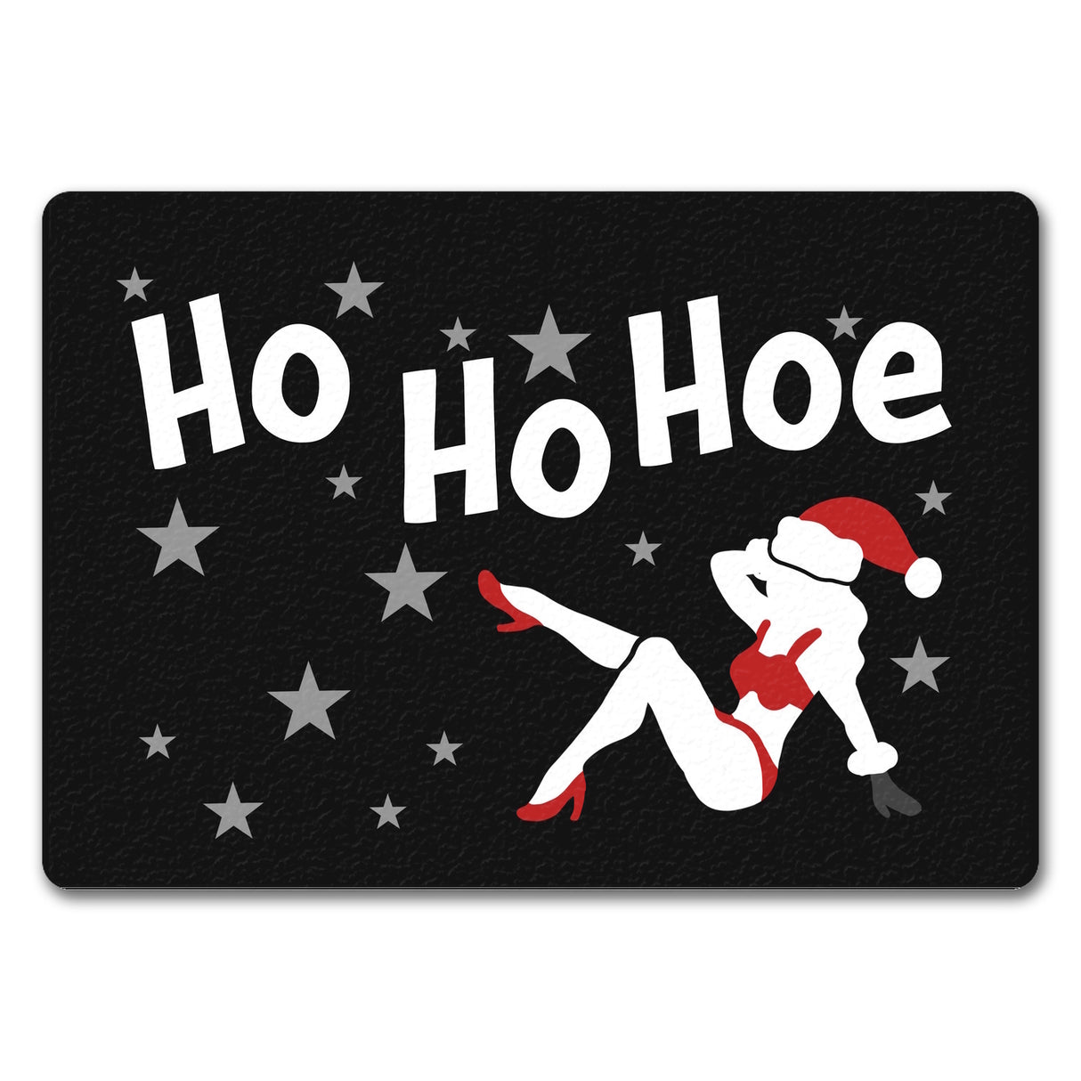 Sexy Lady Fußmatte in 35x50 cm mit Spruch Ho Ho Hoe