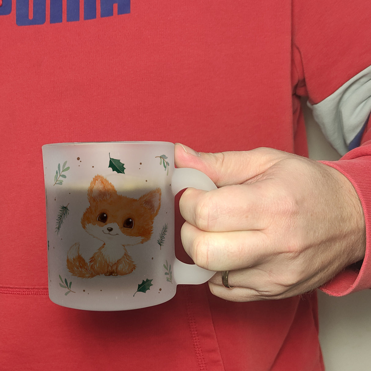 Baby Fuchs im Aquarellstil Kaffeebecher