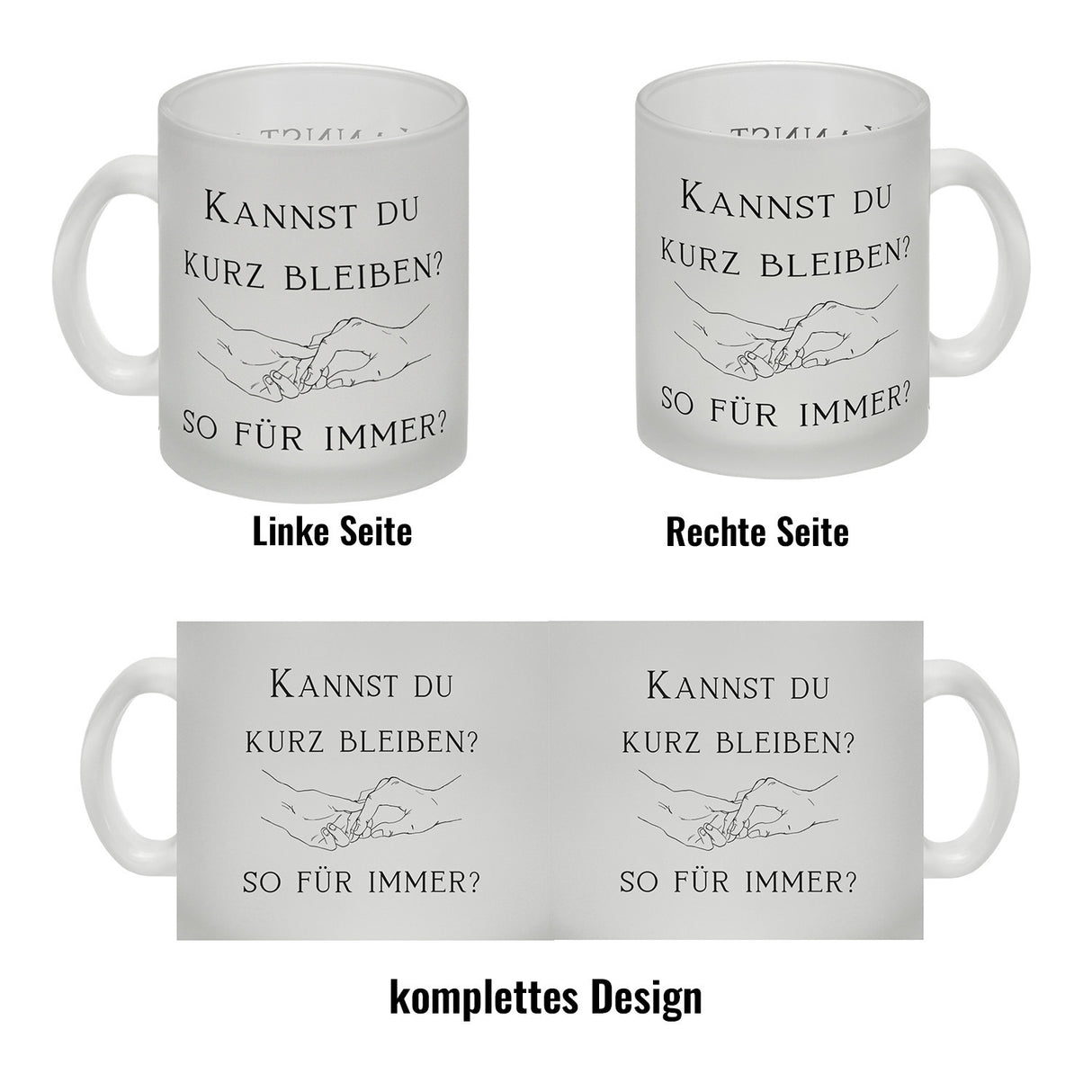 Für immer Kaffeebecher mit Spruch