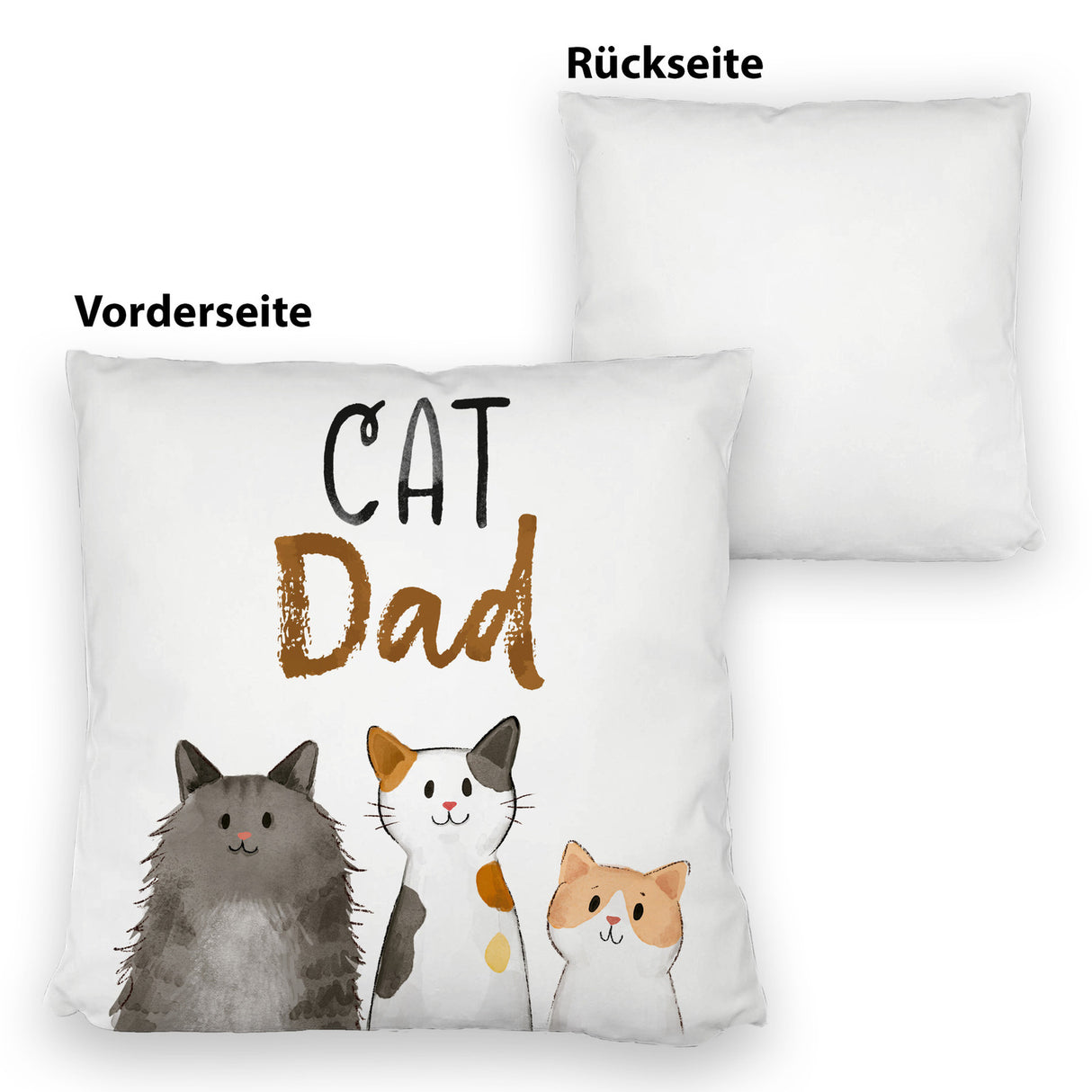 Cat Mom Kissen mit Spruch