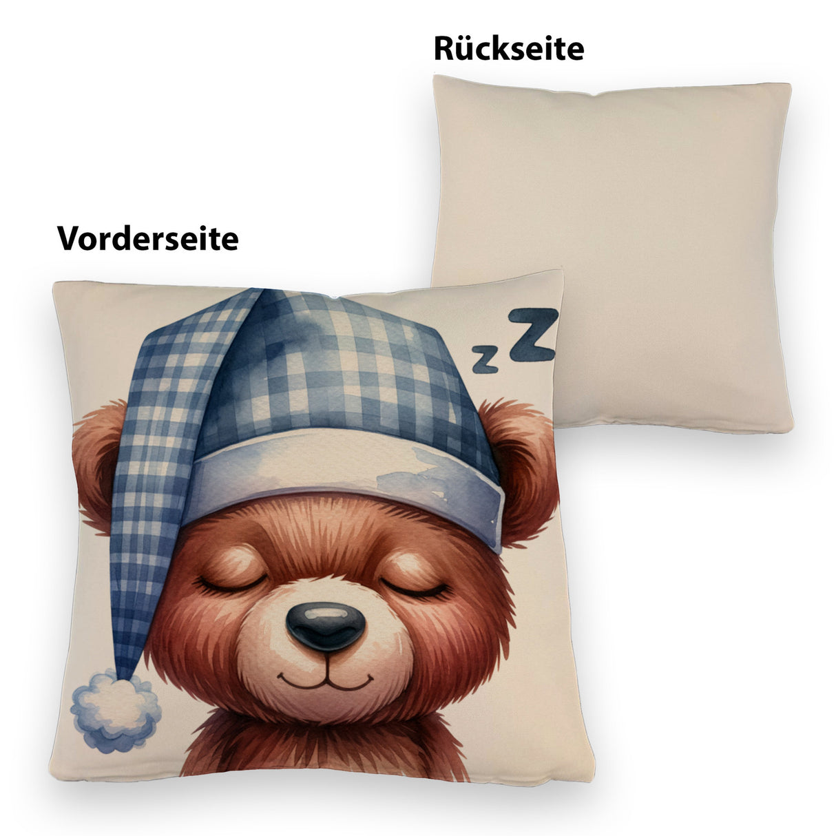 Braunbär Kissen