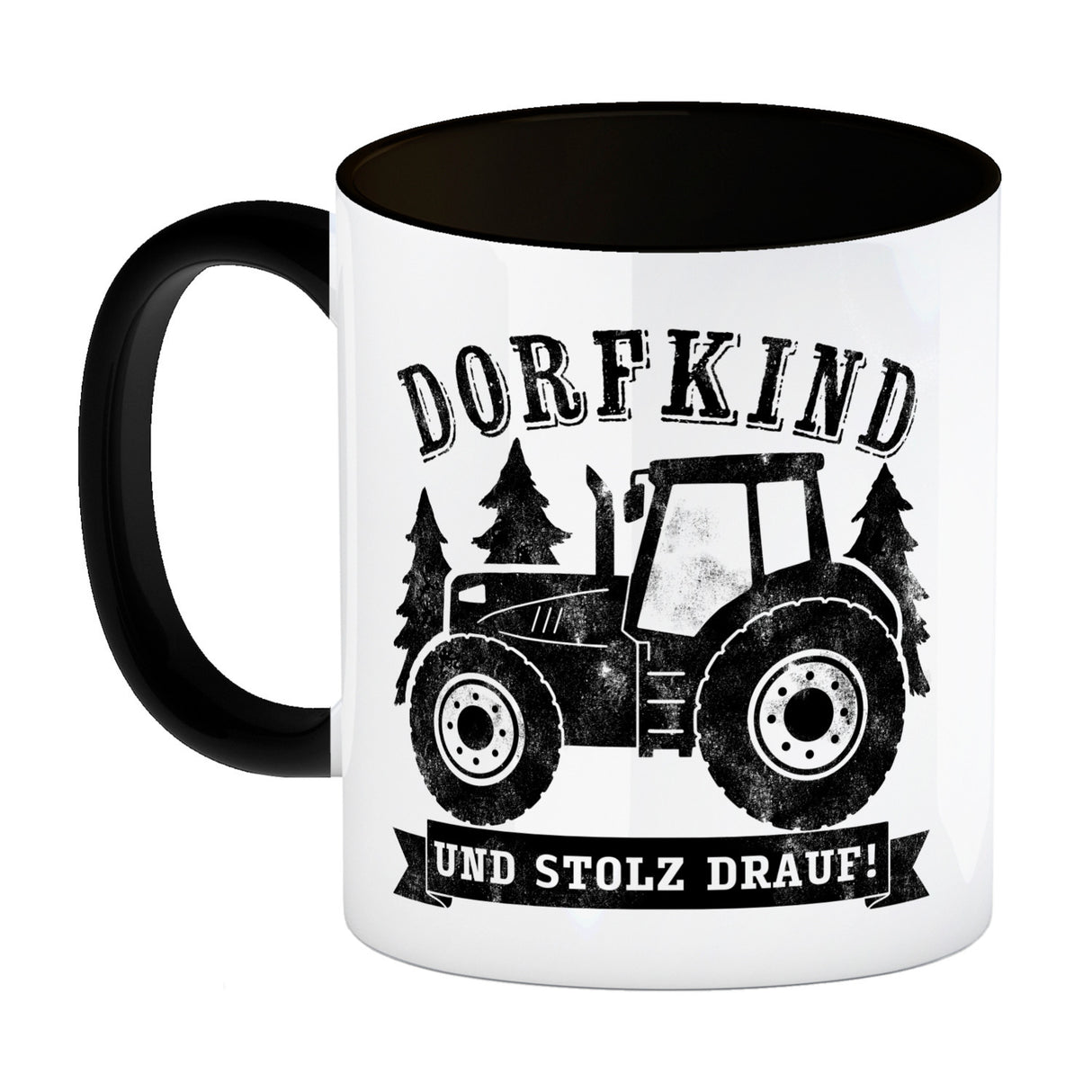 Dorfkind und stolz drauf Trecker Kaffeebecher