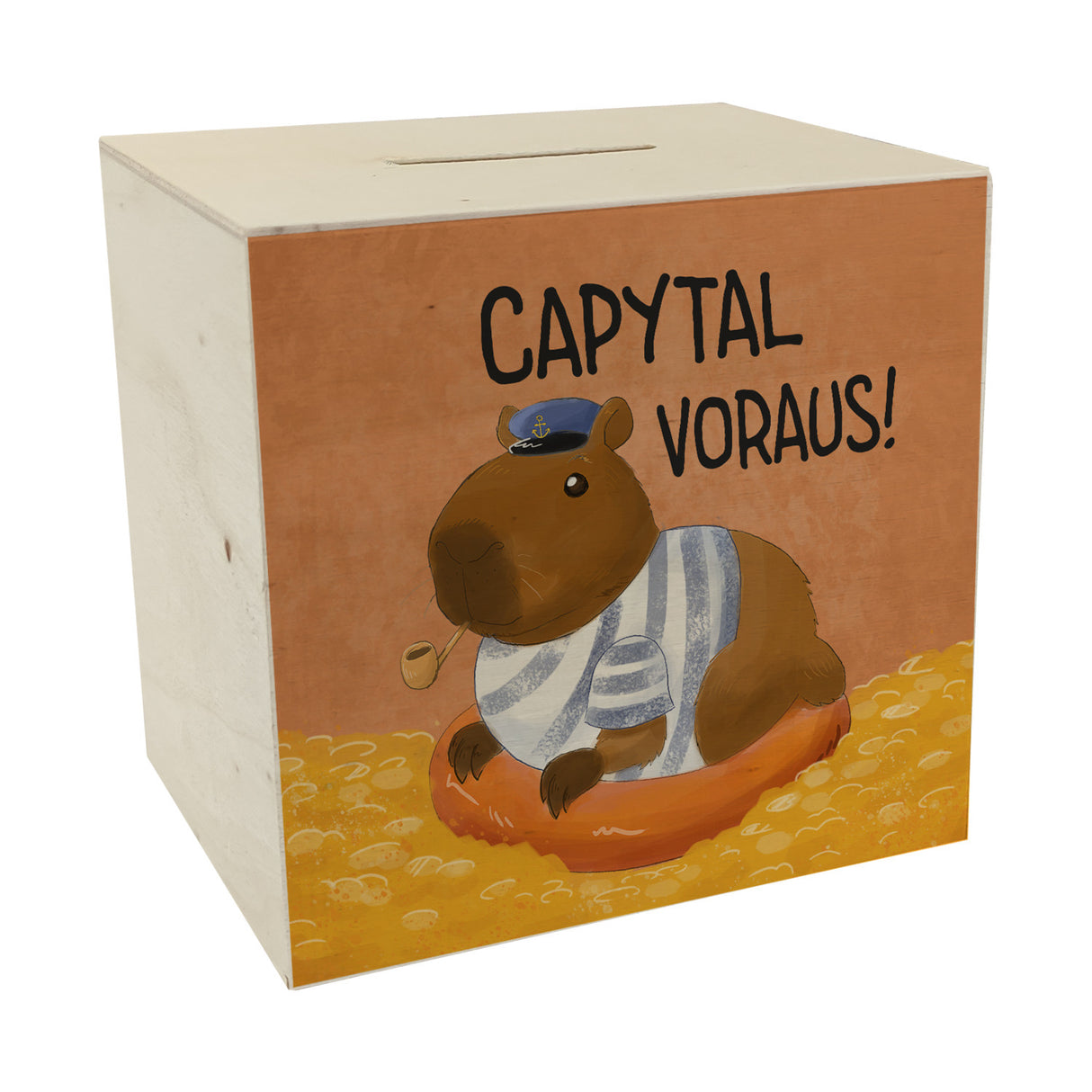 Capytal voraus Capybara Spardose