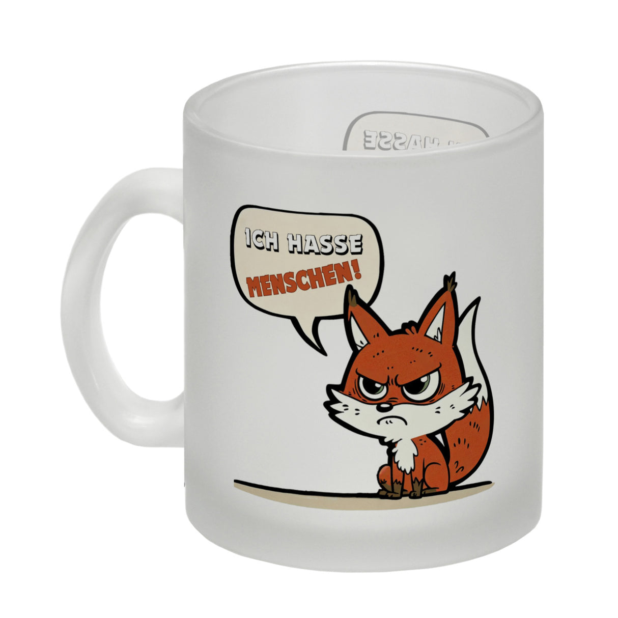 Ich hasse Menschen Fuchstasse Kaffeebecher
