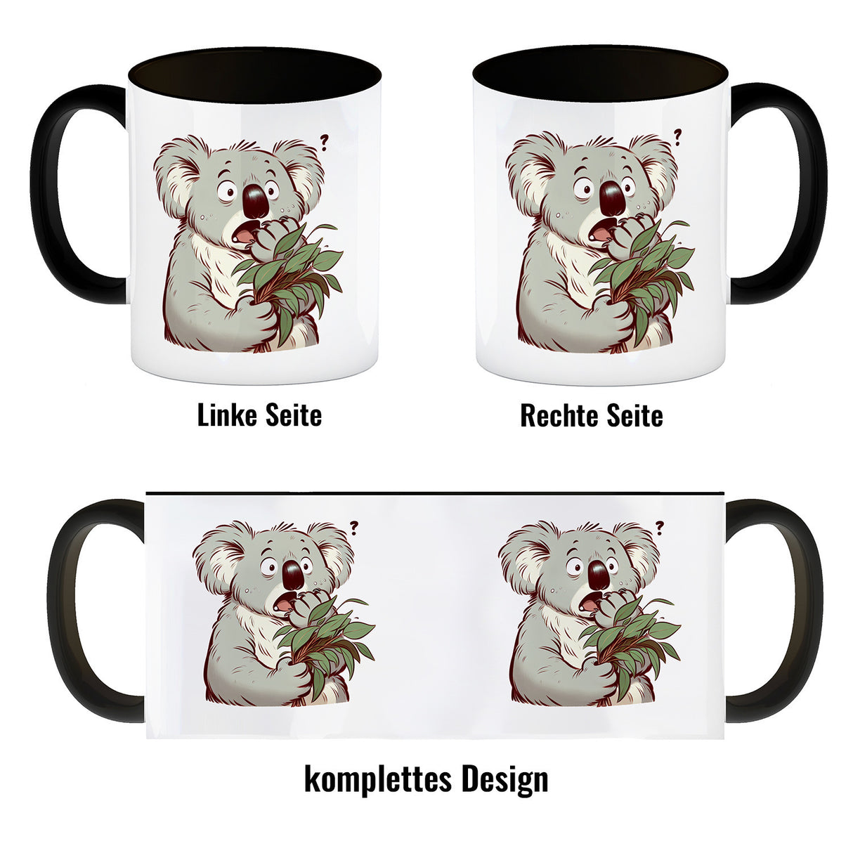 Koalabär Comic Kaffeebecher