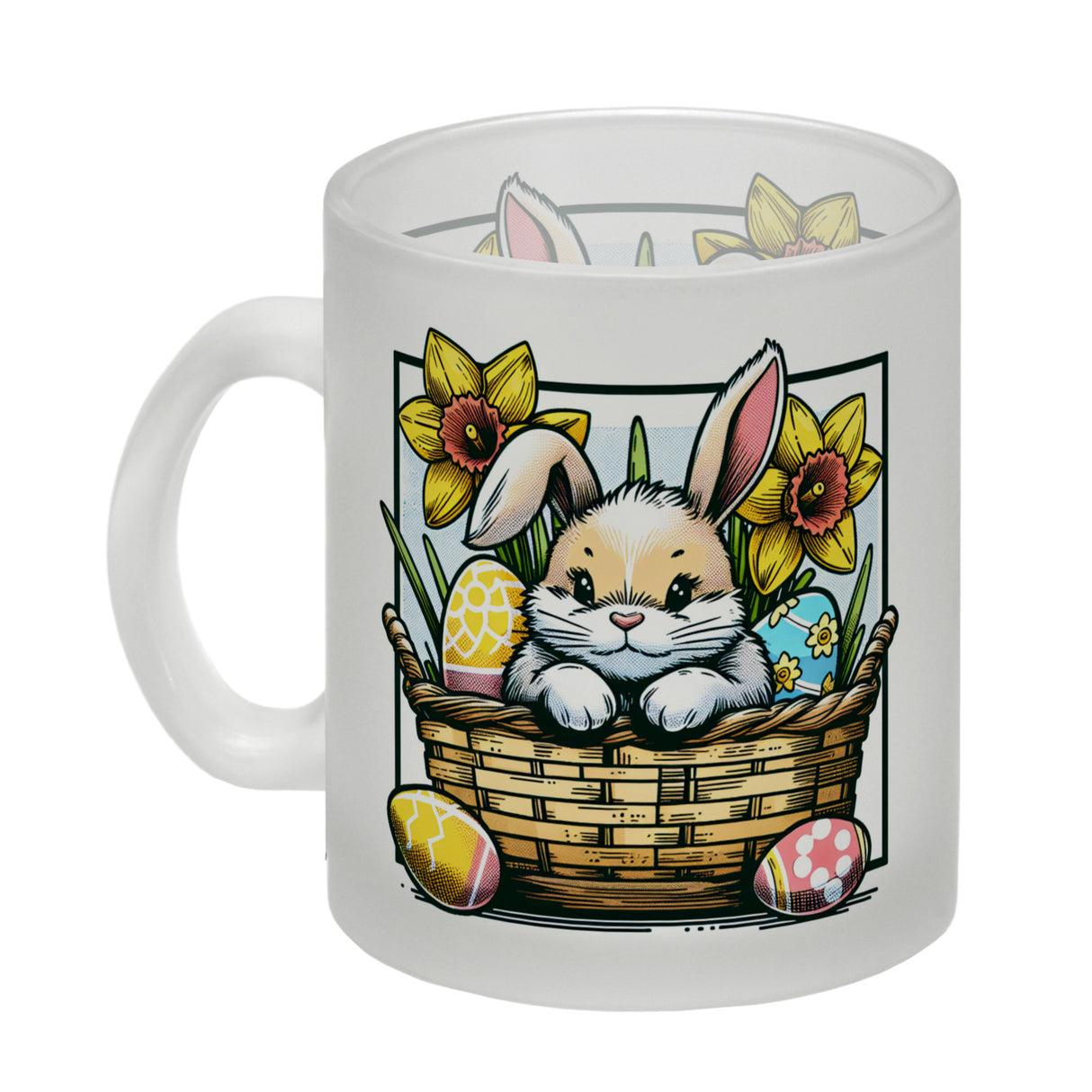 Osterhase im Osternest Kaffeebecher