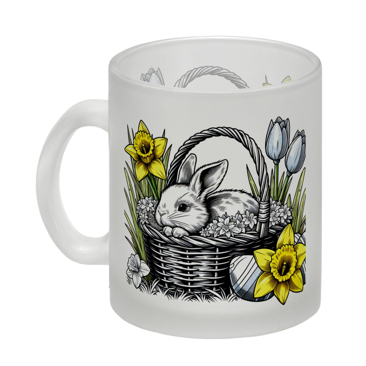 Osterhase im Osternest Kaffeebecher