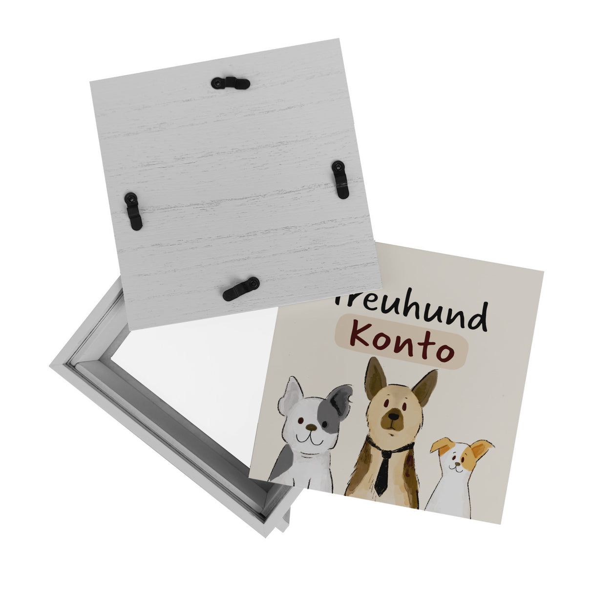 Hunde Spardose mit Spruch Treuhundkonto