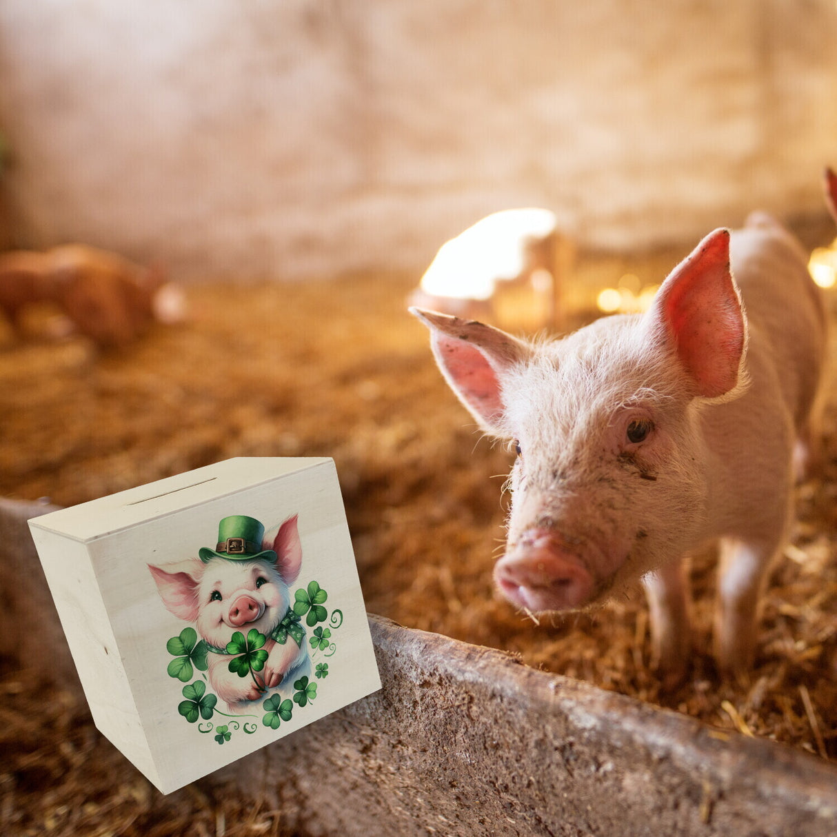 Süßes Schwein das Glück bringt Spardose