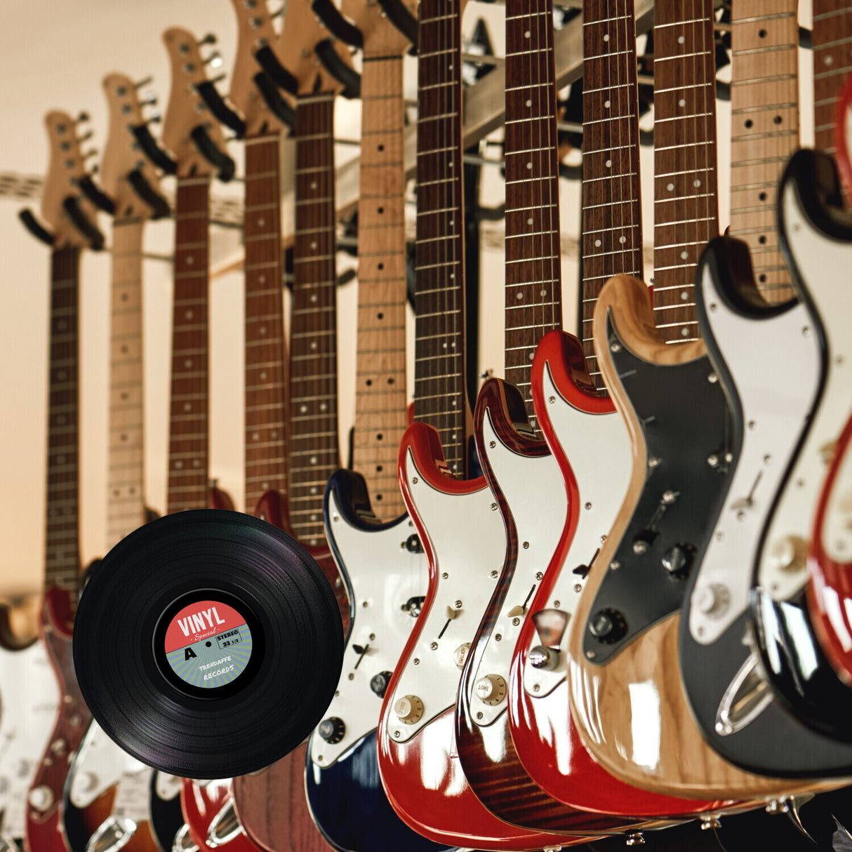 Retro Vinyl Special Schallplatte Magnet rund